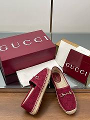 Gucci Horsebit GG Canvas Espadrilles - 5