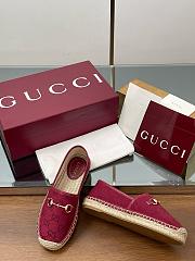 Gucci Horsebit GG Canvas Espadrilles - 3