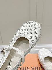 Louis Vuitton LV Romy Flat White Ballerina - 5