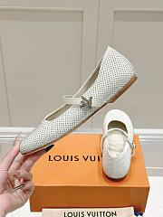 Louis Vuitton LV Romy Flat White Ballerina - 3