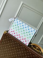 Louis Vuitton LV Monogram Iridescent Pochette Voyage 26x20x5cm - 1