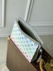 Louis Vuitton LV Monogram Iridescent Pochette Voyage 26x20x5cm - 5