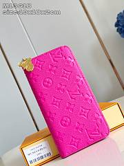 Louis Vuitton LV x TM Zippy Wallet Pink 19.5x10.5x2.5cm - 1