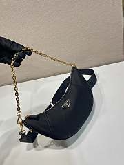 Prada Re-Nylon Shoulder Bag Black 30x13.5x6cm - 4
