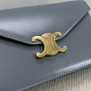 Celine Wallet On Chain Margo Blue 19.5x12x4cm - 4