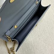 Celine Wallet On Chain Margo Blue 19.5x12x4cm - 2