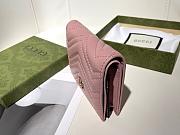 Gucci Marmont Wallet Pink Gold 11x9x3cm - 4