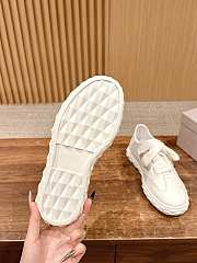 Jimmy Choo Diamond Light Lace-Up White Sneakers - 5