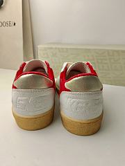 Golden Goose Ball Star Leather White/Blue/Red Sneaker - 5