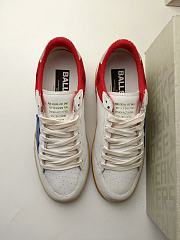 Golden Goose Ball Star Leather White/Blue/Red Sneaker - 3