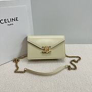 Celine Wallet On Chain Margo Green 19.5x12x4cm - 1