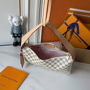 Louis Vuitton LV Slouchy PM Bag White Damier 33x22x9cm - 4