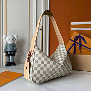 Louis Vuitton LV Slouchy PM Bag White Damier 33x22x9cm - 3