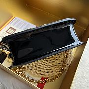 Dolce & Gabbana 3.5 Crossbody Bag Black Patent 19x11x5cm - 6