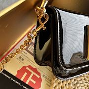 Dolce & Gabbana 3.5 Crossbody Bag Black Patent 19x11x5cm - 4