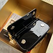 Dolce & Gabbana 3.5 Crossbody Bag Black Patent 19x11x5cm - 5