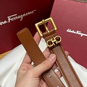 Ferragamo Brown Belt 2.5cm - 2