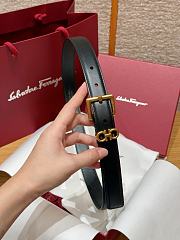Ferragamo Black Belt 2.5cm - 4