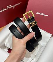 Ferragamo Black Belt 2.5cm - 3