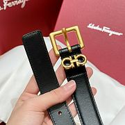 Ferragamo Black Belt 2.5cm - 2