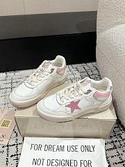 Golden Goose Forty2 Pink Star White Sneaker - 3