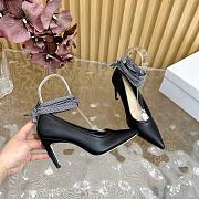Dior D-Journey Lace-Up Pump Black Heel 8cm - 4
