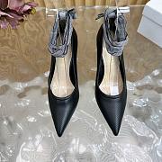 Dior D-Journey Lace-Up Pump Black Heel 8cm - 2