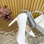 Dior D-Journey Lace-Up Pump White Heel 8cm - 5