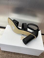 Dior Dway Black Sandal Heel 7.5cm - 4