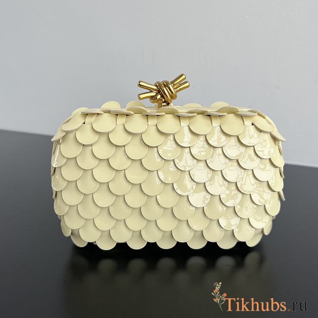 Bottega Veneta Small Knot Bag Yellow 19x11.5x5cm - 1