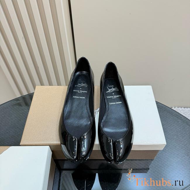 Christian Louboutin Marlougiela Ballerinas Patent Black - 1