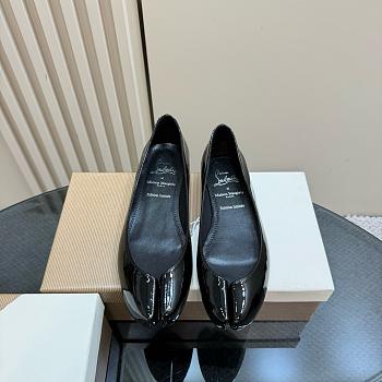 Christian Louboutin Marlougiela Ballerinas Patent Black