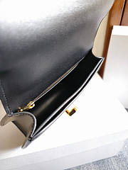 Celine Teen Josephine Bag Calfskin Black 18.5x13x5cm - 6