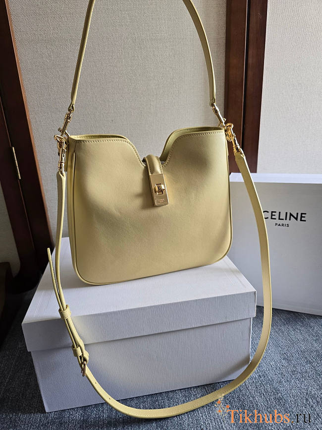 Celine Small Camille 16 Soft Bag Yellow 24.5x21.5x5cm - 1