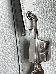 Hermes Picotin Light Blue Silver Bag 18x13x9cm - 5