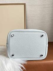Hermes Picotin Light Blue Silver Bag 18x13x9cm - 3