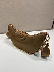 Prada Re-Nylon Shoulder Bag Brown 30x13.5x6cm - 6