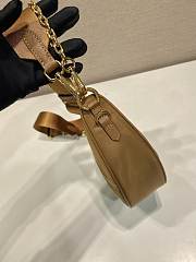 Prada Re-Nylon Shoulder Bag Brown 30x13.5x6cm - 4