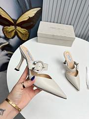 Jimmy Choo Magie 90 White Mule - 2