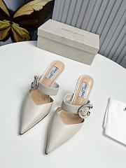Jimmy Choo Magie 90 White Mule - 3