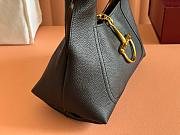 Gucci Softbit Medium Top Handle Bag Black 27.5x21x16cm - 6
