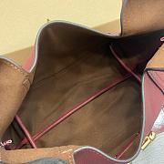 Gucci Softbit Medium Top Handle Bag Red 27.5x21x16cm - 5