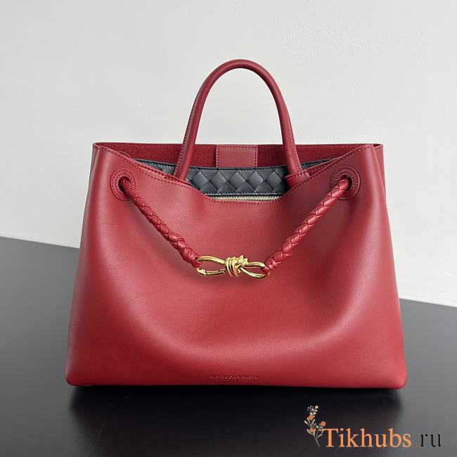Bottega Veneta Andiamo Bag Rosewood 32x25x11cm - 1
