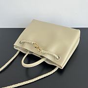Bottega Veneta Andiamo Bag Beige 32x25x11cm - 4