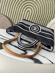 Chanel Coco Mark Denim Shoulder Tote Bag 30x22x14cm - 3