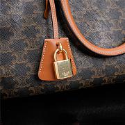 Celine Mini Horizontal Cabas Triomphe Brown 35x22x7cm - 2