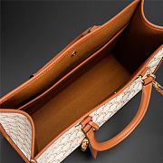 Celine Mini Horizontal Cabas Triomphe White 35x22x7cm - 3