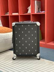 Louis Vuitton LV Vali Rolling Trunk Black Silver 39x55x24cm - 1