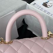 Chanel Coco Handle Light Pink Gold 24cm - 5