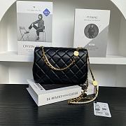 Chanel Folding Bag Black Lambskin 22x15x5.5cm - 3